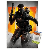 Call of Duty: Black Ops 4 - Seraph Key Art Wall Poster with Push Pins, 14.725" x 22.375"