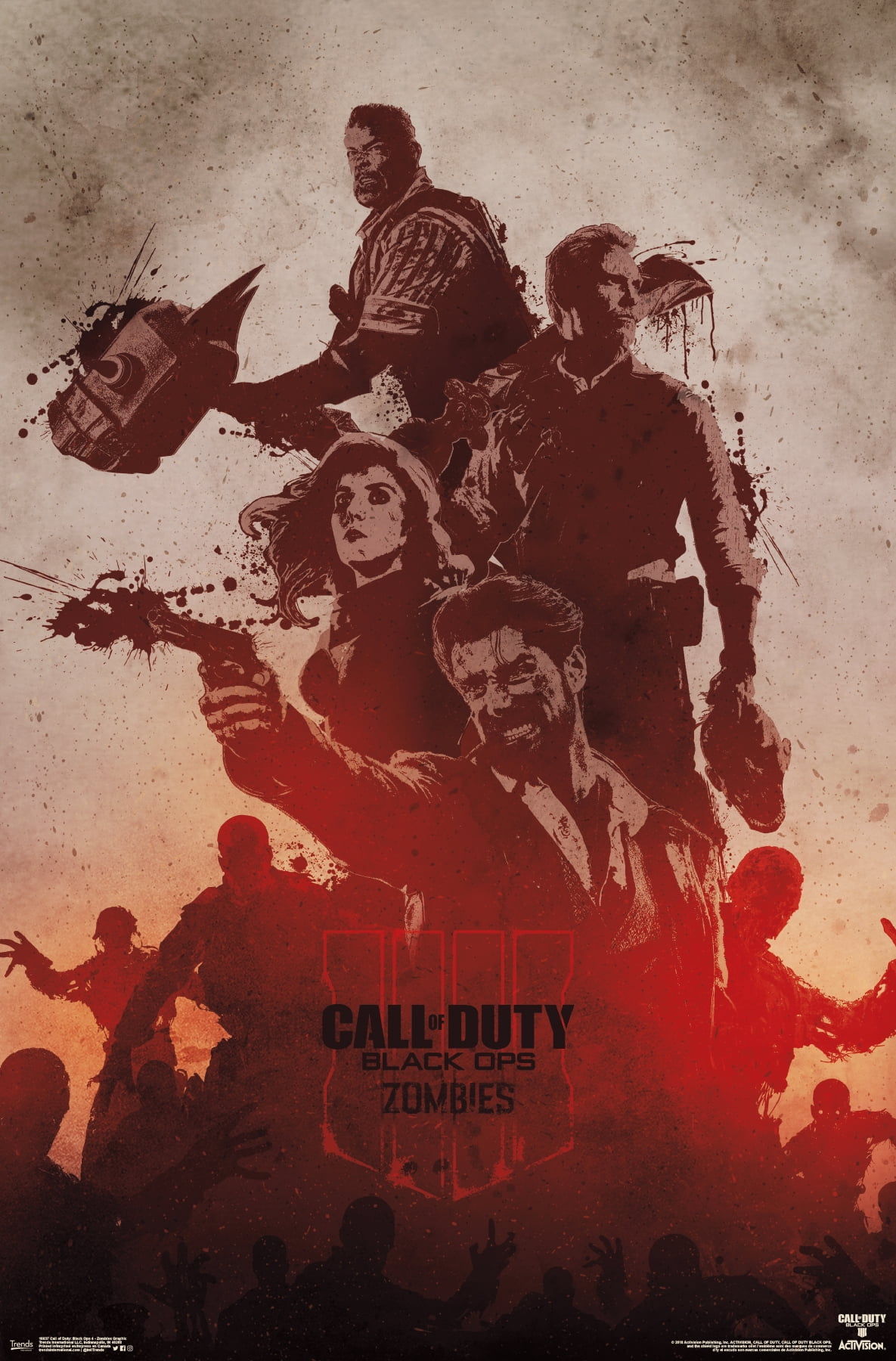 Poster Call of Duty: Black Ops 4 - Zombies | Wall Art, Gifts & Merchandise  