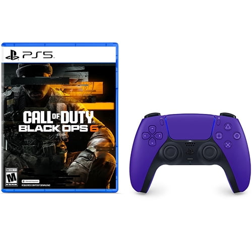 Call of Duty Black Ops 6 PlayStation 5 + DualSense Controller Galactic Purple