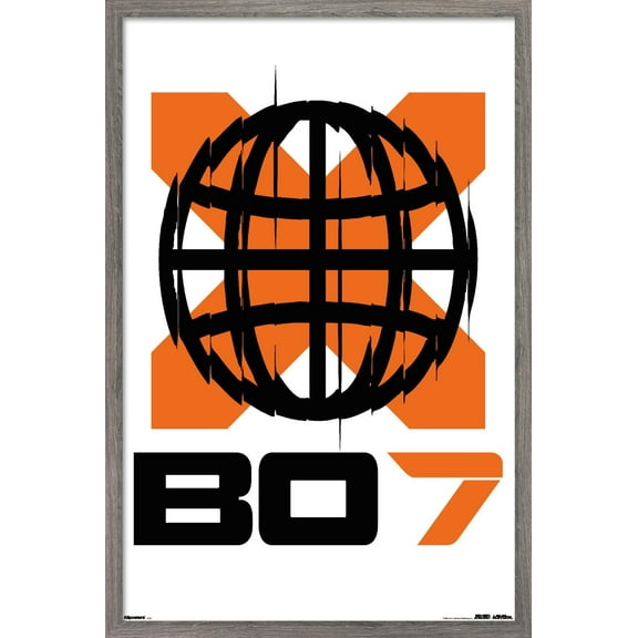 Call of Duty: Black Ops 7 (2025) - Global Strike Mark Wall Poster, 22.375" x 34" Framed