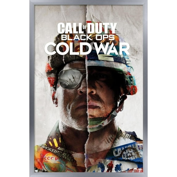 Call of Duty: Black Ops Cold War - Key Art Wall Poster, 14.725" x 22.375", Framed