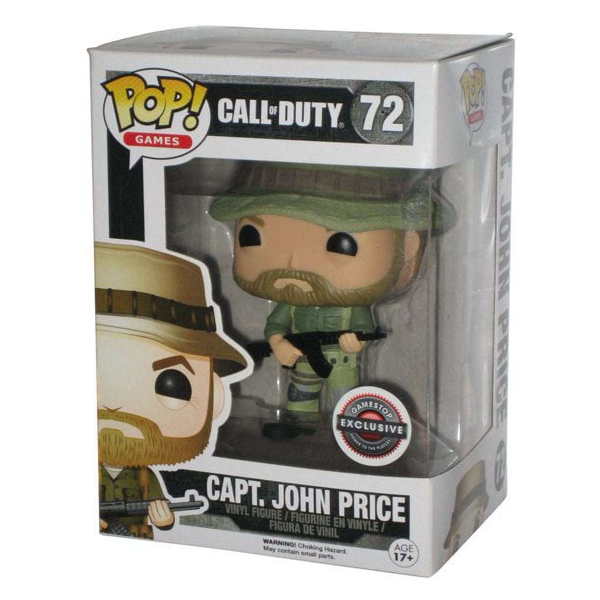 Call of Duty Capt. John Price Funko POP! Games Vinyl Figure 72 - (Gamestop  Exclusive) 