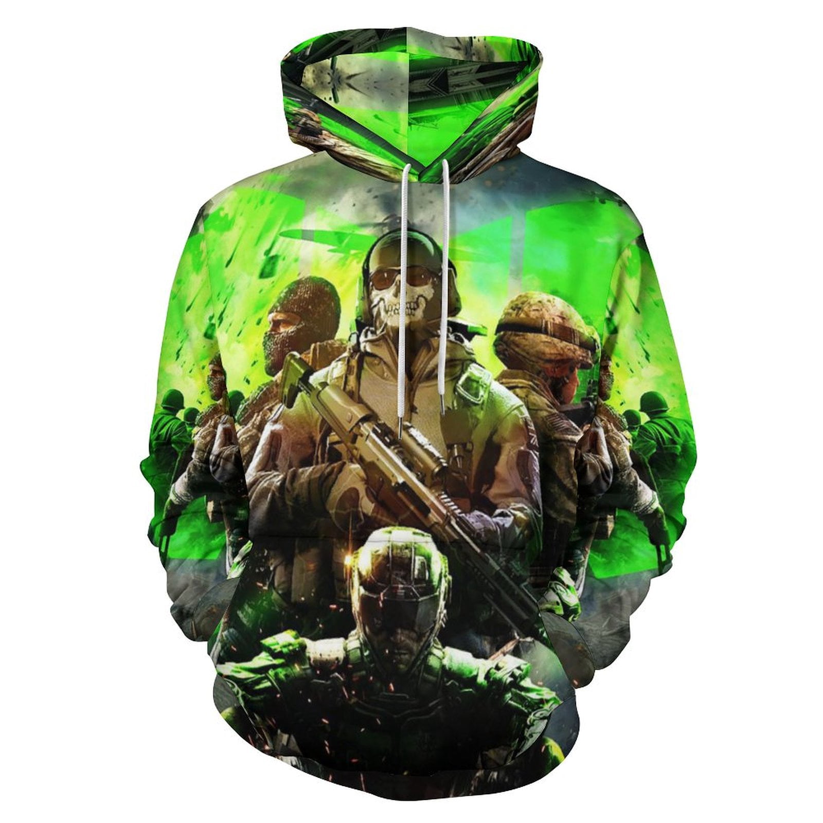 Call of Duty Casual Hoodie Jacket Hooded Long Sleeves Sweatshirt ...