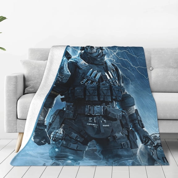 Call of Duty Ghost Soft Micro Fleece Blanket Throw Lightweight Flannel Blankets for Bed Couch Sofa