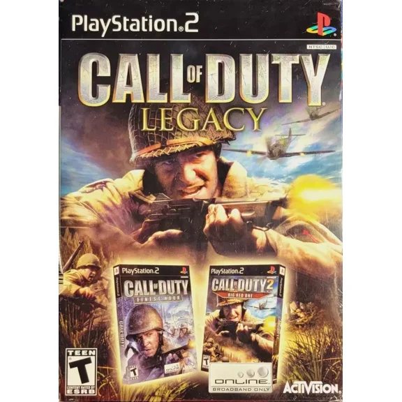 Call of Duty Legacy (Includes Finest Hour, Big Red One) - PlayStation 2