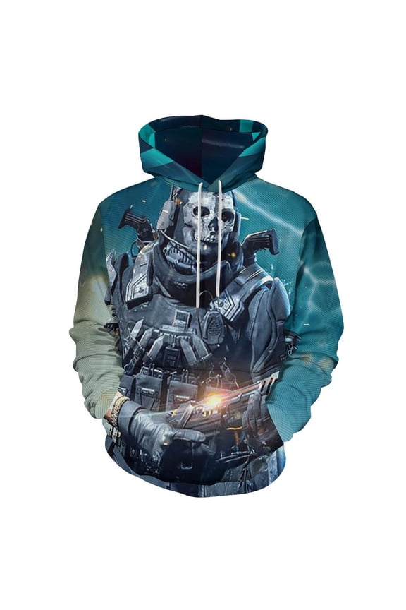 Call of Duty Mobile Casual Hoodie Jacket Hooded Long Sleeves Sweatshirt Pullover Sweaters Women Men