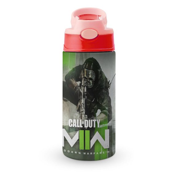 Call of Duty Mobile Insulated Stainless Steel Water Bottle with Straw Vacuum Water Tumbler Reusable Leak Proof Cup