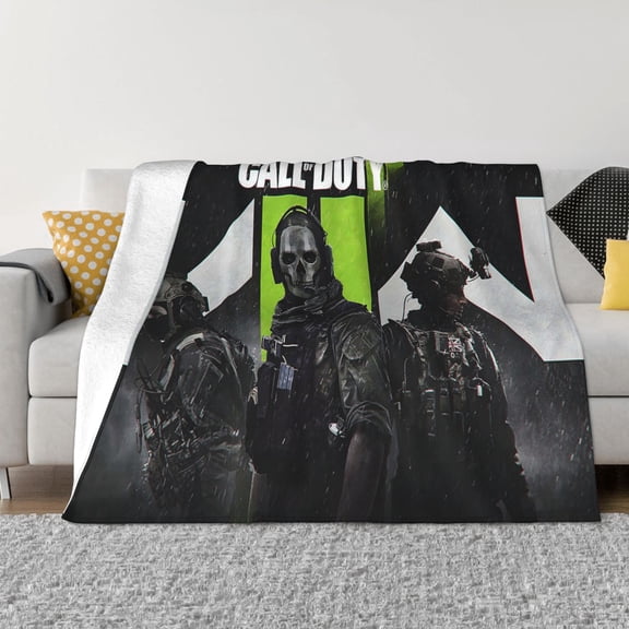 Call of Duty Mobile Soft Micro Fleece Blanket Throw Lightweight Flannel Blankets for Bed Couch Sofa