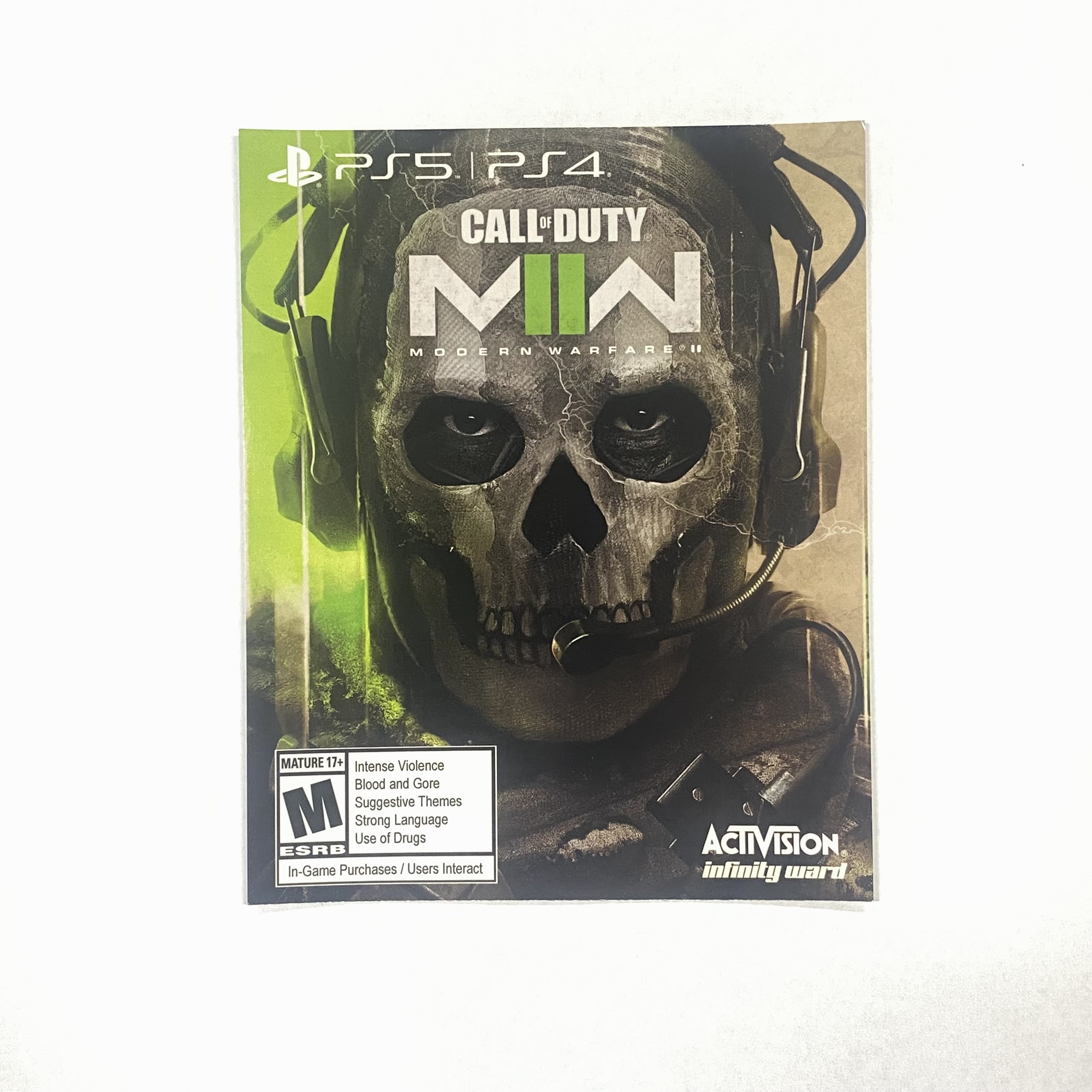  Call of Duty: Modern Warfare II - PS4 - Import Region Free :  Everything Else