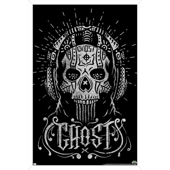 Call of Duty: Modern Warfare 2 - Ghost Calavera Wall Poster, 14.725" x 22.375" Framed