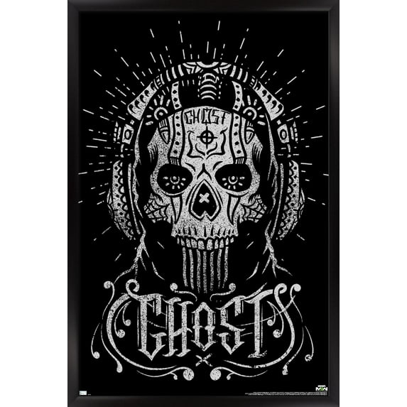 Call of Duty: Modern Warfare 2 - Ghost Calavera Wall Poster, 22.375" x 34" Framed