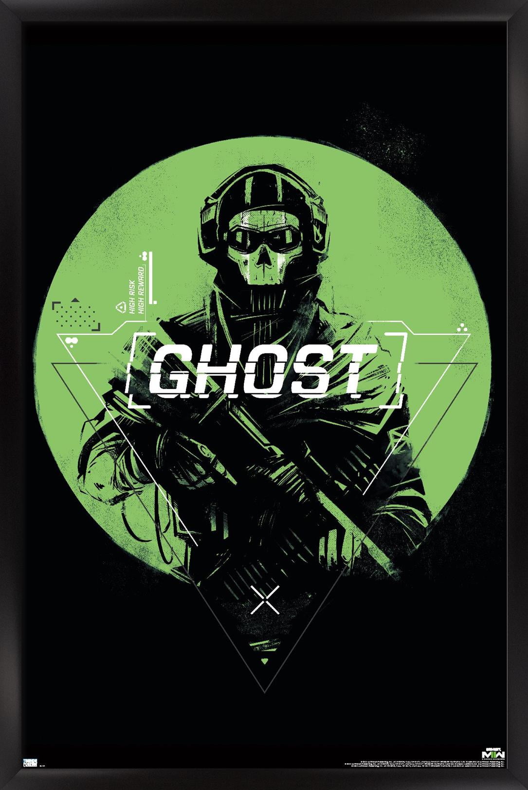 Call of Duty: Modern Warfare 2 - Ghost Emblem Wall Poster, 14.725