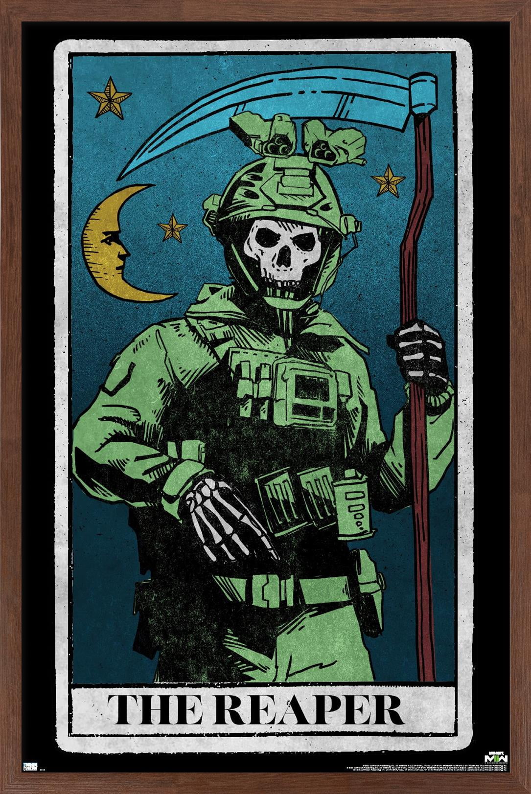 Call of Duty: Modern Warfare 2 - Ghost Tarot Card Wall Poster