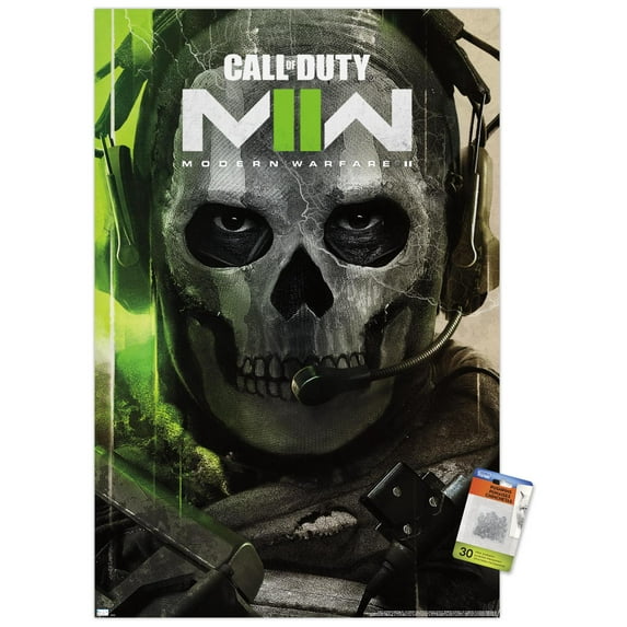 Call of Duty: Modern Warfare 2 - Key Art Wall Poster with Pushpins, 22.375" x 34"