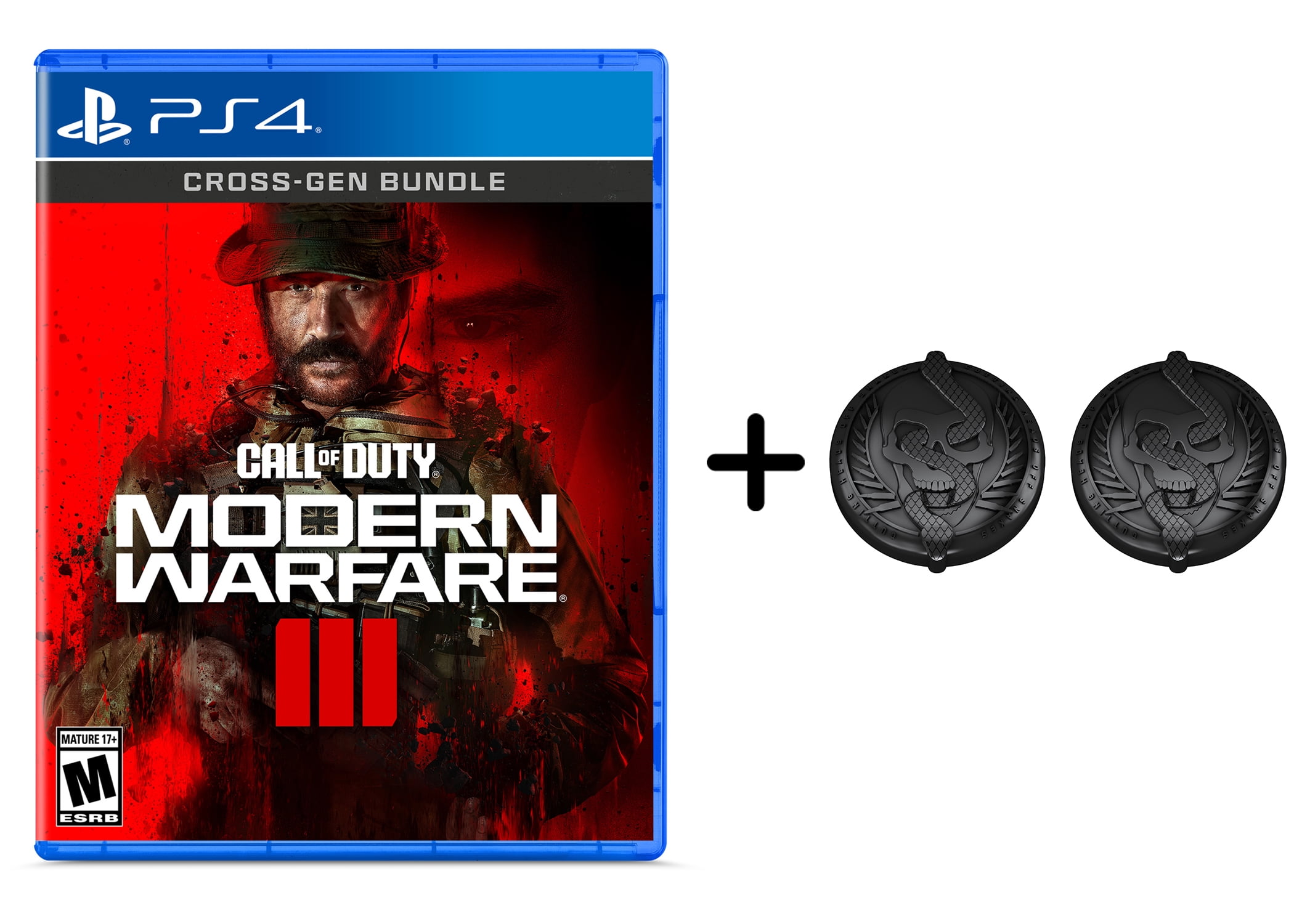 Call of Duty: Modern Warfare III - Cross-Gen Bundle with Exclusive  KontrolFreek Thumb Grips - Playstation 4 with Playstation 5 Upgrade 