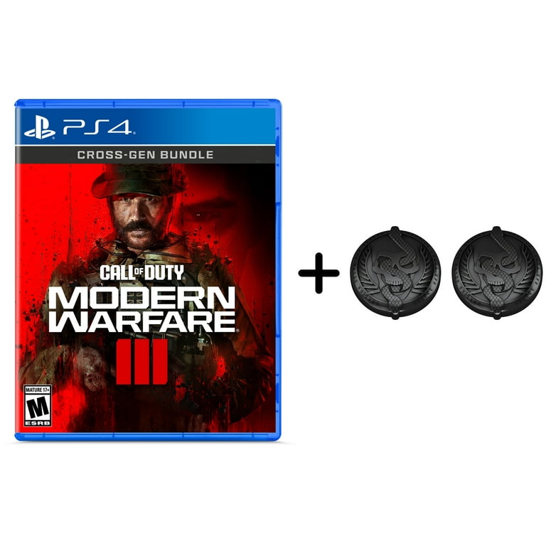 Call of Duty: Modern Warfare III - Cross-Gen Bundle with Exclusive  KontrolFreek Thumb Grips - Playstation 4 with Playstation 5 Upgrade 