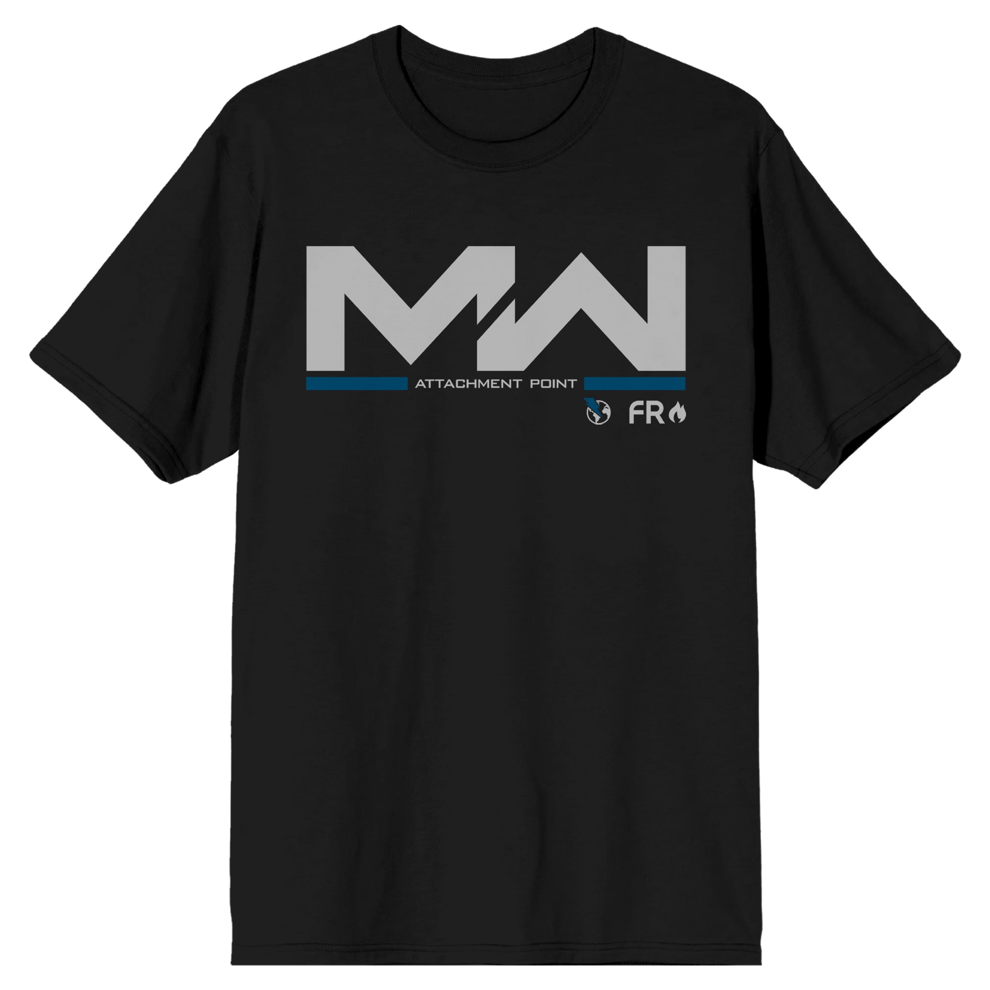 Call of Duty Modern Warfare Logo Graphic Men's Black Graphic TeeXS