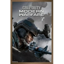 Call of Duty: Modern Warfare - Multiplayer Wall Poster, 14.725" x 22.375", Framed