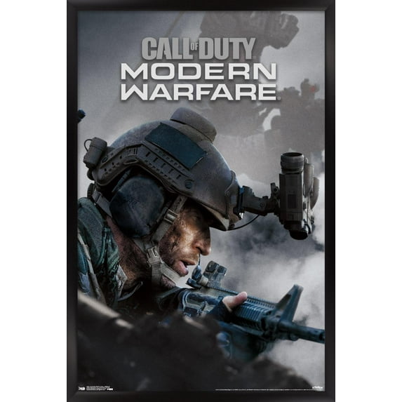 Call of Duty: Modern Warfare - Multiplayer Wall Poster, 22.375" x 34", Framed