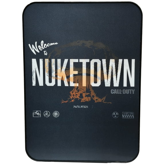 Call of Duty Nuketown Lenticular 4L 6-Can Mini Fridge, Black