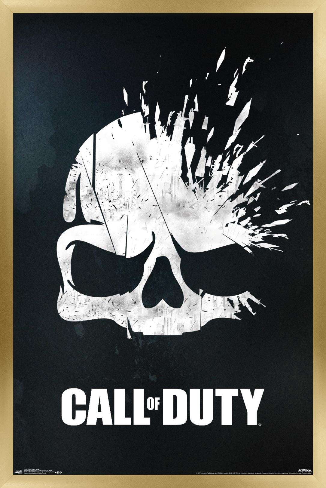 Call of Duty - Skull Wall Poster, 14.725" x 22.375", Framed