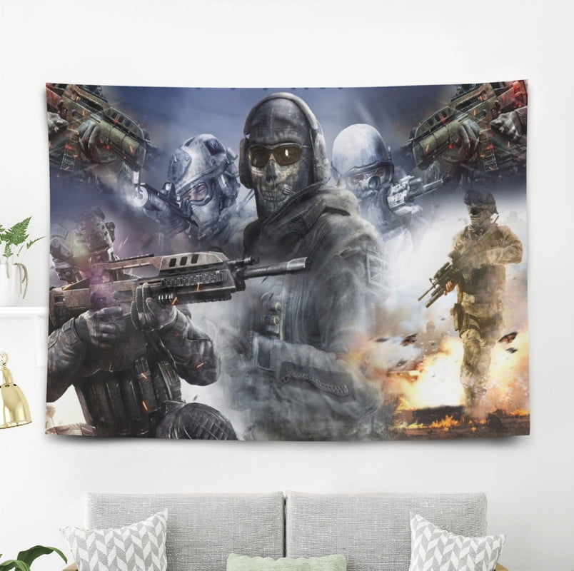 Cod Map Backdrop Call of Duty Tapestry Backdrop Background Poster Gift for Bedroom for ...