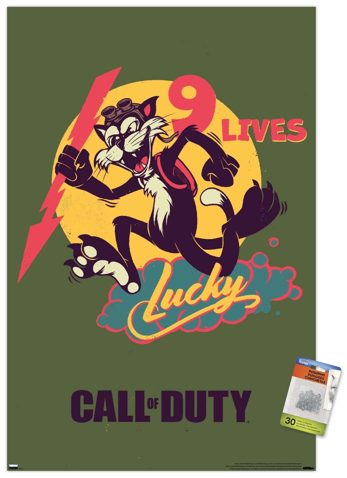 Call of Duty: Vanguard - 9 Lives Wall Poster with Pushpins, 22.375" x 34"