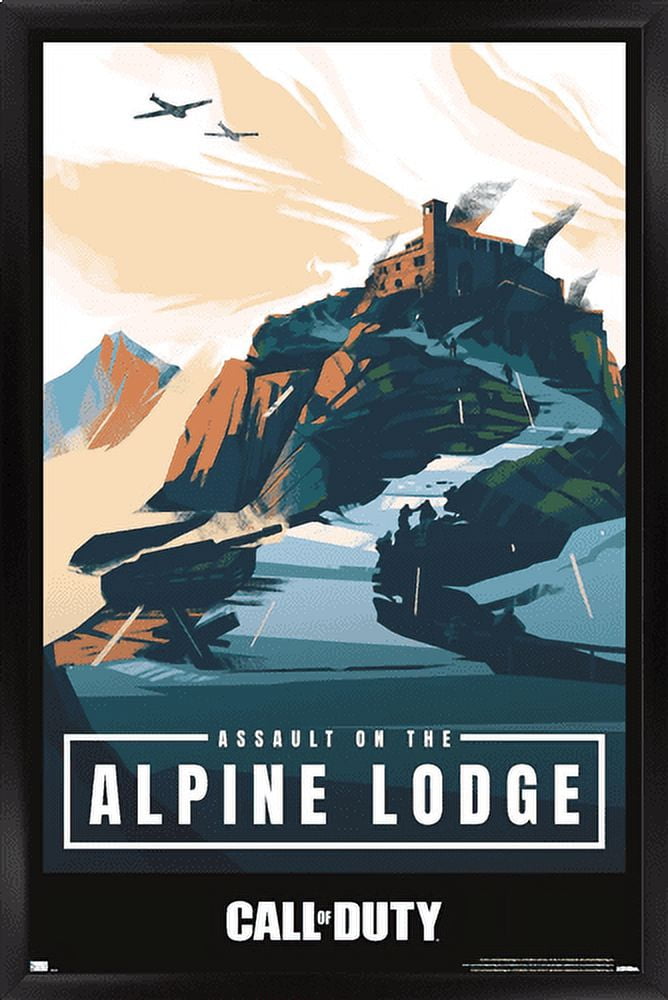 Call of Duty: Vanguard - Alpine Lodge Wall Poster, 14.725" x 22.375", Framed