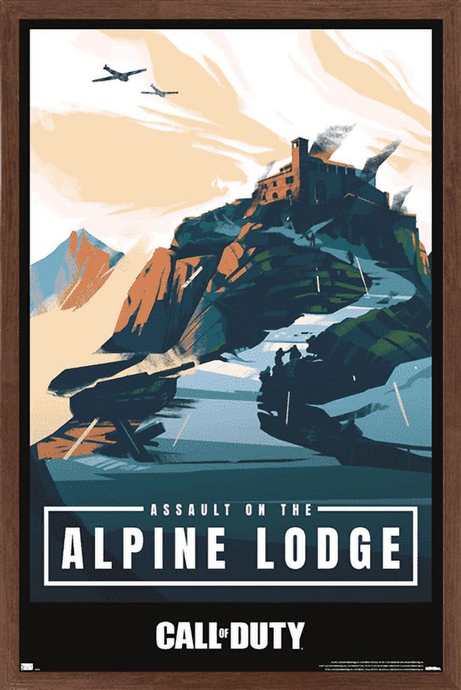 Call of Duty: Vanguard - Alpine Lodge Wall Poster, 14.725" x 22.375", Framed