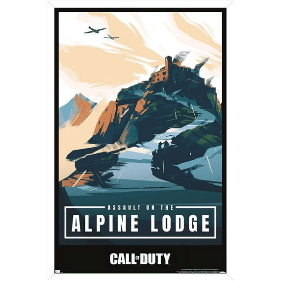 Call of Duty: Vanguard - Alpine Lodge Wall Poster, 22.375" x 34", Framed