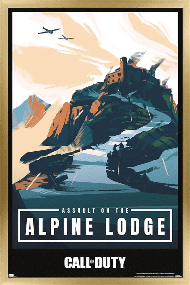 Call of Duty: Vanguard - Alpine Lodge Wall Poster, 22.375" x 34", Framed