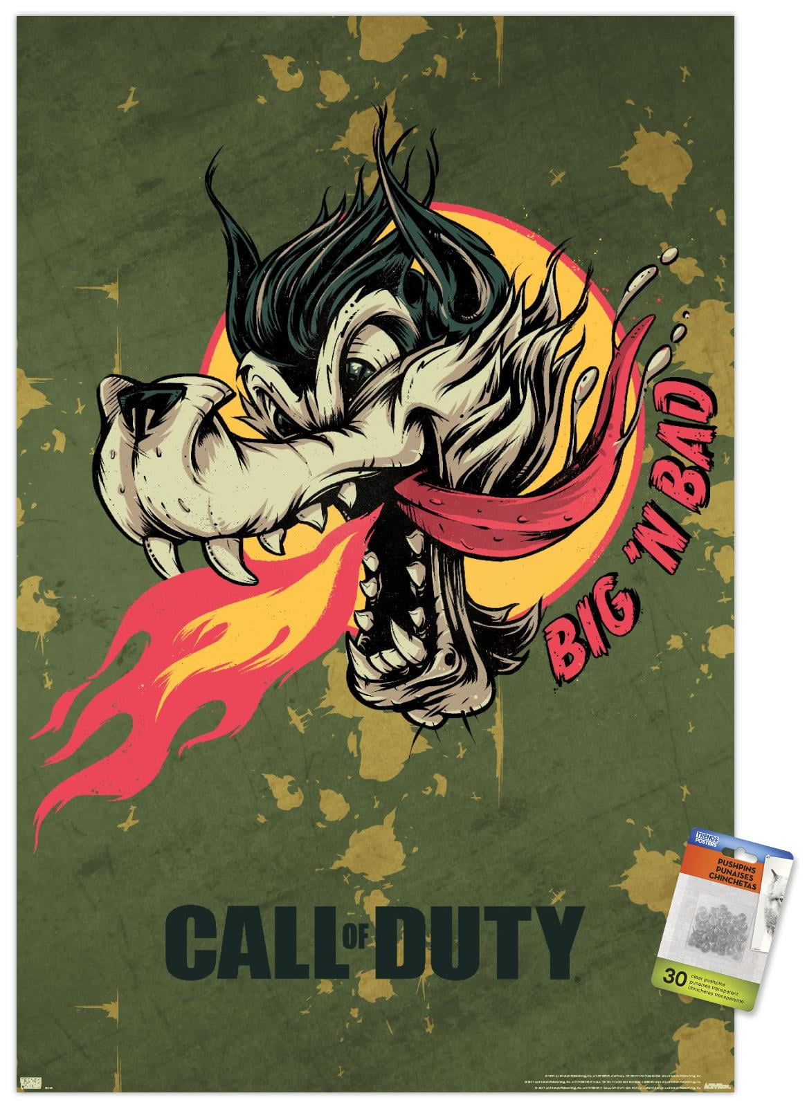 Call of Duty: Vanguard - Big 'N Bad Wall Poster with Pushpins, 22.375" x 34"