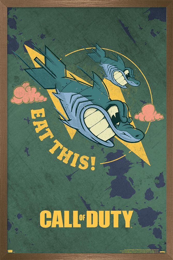 Call of Duty: Vanguard - Eat This Wall Poster, 14.725" x 22.375", Framed