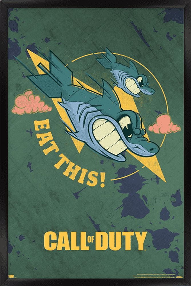 Call of Duty: Vanguard - Eat This Wall Poster, 22.375" x 34", Framed