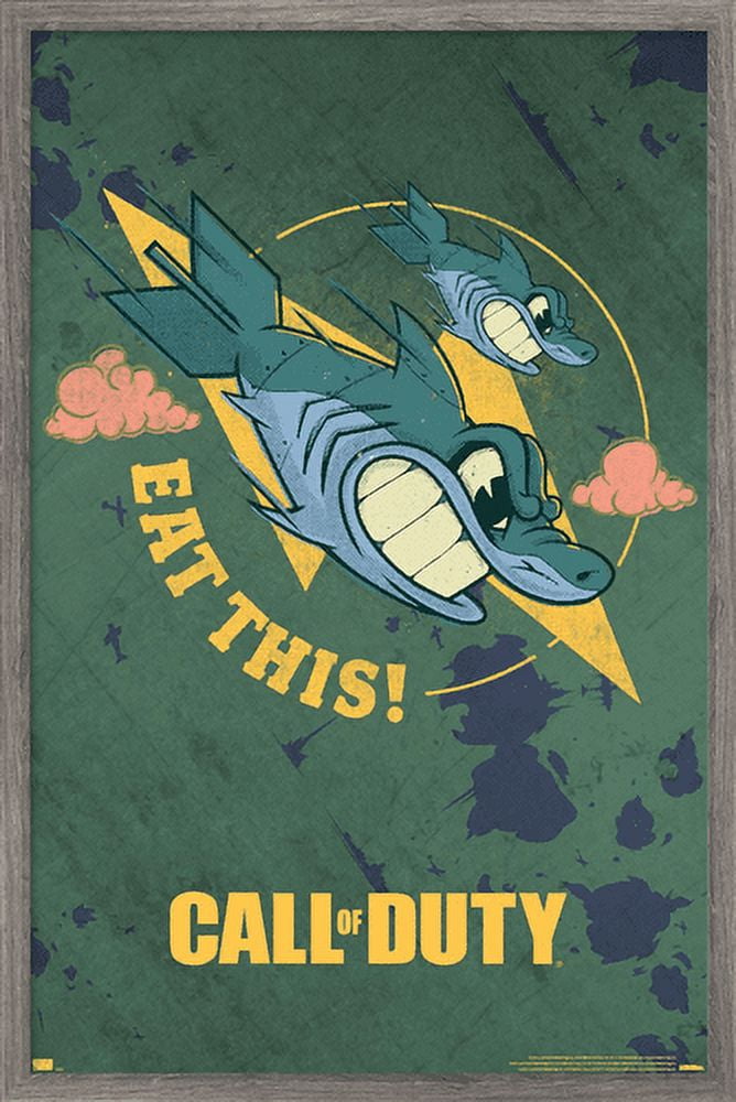 Call of Duty: Vanguard - Eat This Wall Poster, 22.375" x 34", Framed