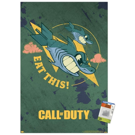 Call of Duty: Vanguard - Eat This Wall Poster with Pushpins, 22.375" x 34"
