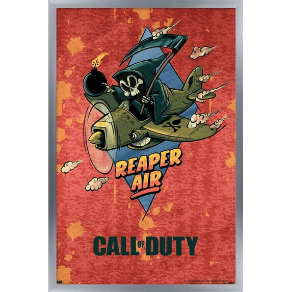 Call of Duty: Vanguard - Reaper Air Wall Poster, 14.725" x 22.375", Framed