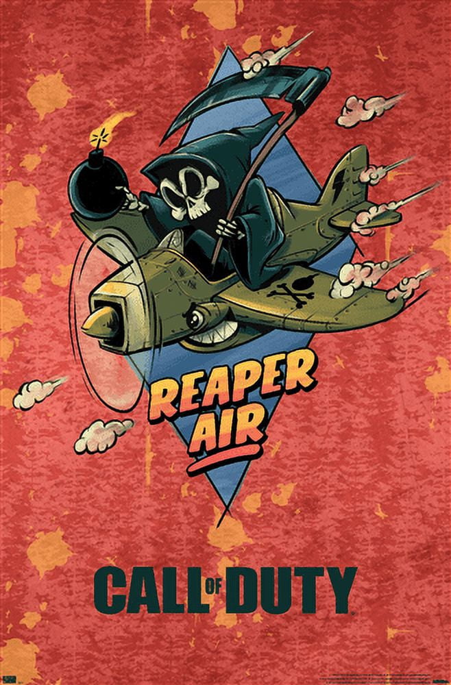 Call of Duty: Vanguard - Reaper Air Wall Poster, 14.725" x 22.375"