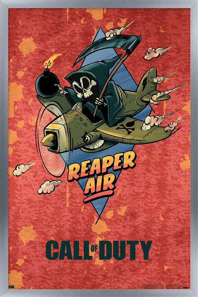 Call of Duty: Vanguard - Reaper Air Wall Poster, 22.375" x 34", Framed