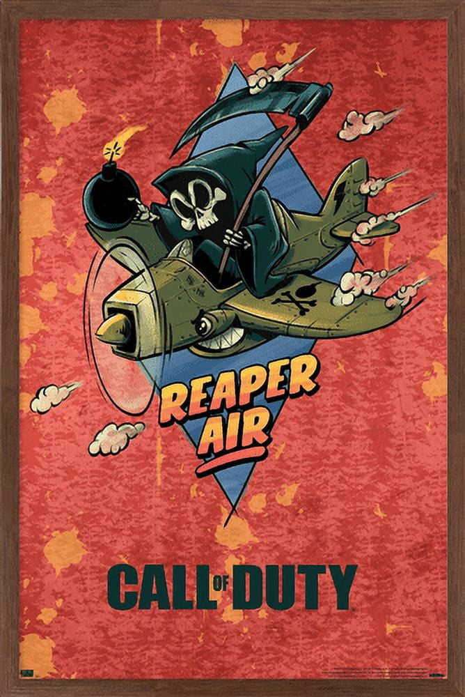 Call of Duty: Vanguard - Reaper Air Wall Poster, 22.375" x 34", Framed