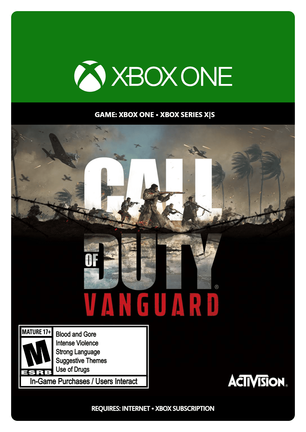  Call of Duty Vanguard Xbox One 439289 : Video Games