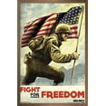 thumbnail image 1 of Call of Duty: WWII - Fight Wall Poster, 22.375" x 34", Framed, 1 of 3