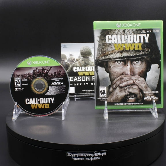 Restored Call of Duty: WWII, Physical/Xbox, Shooter, Video Game for 4 Offline Players