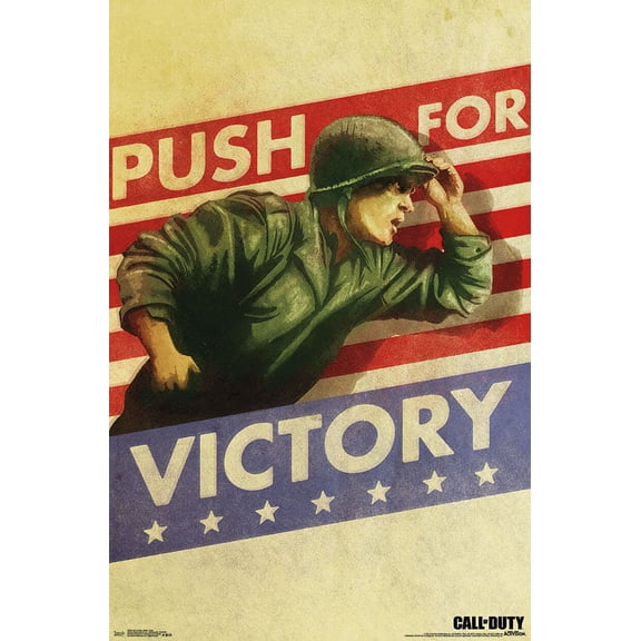Call of Duty: WWII - Push Wall Poster, 22.375" x 34"