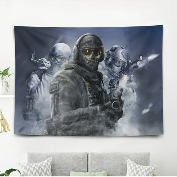 Call of Duty Wall Tapestry Wall Decor for Bedroom Wall Hanging Birthday Gift
