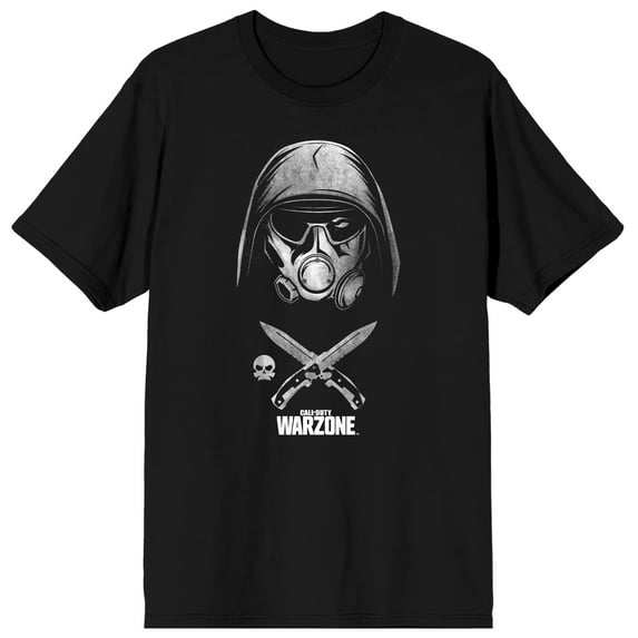 Call of Duty Warzone Stitch Men's Black T-shirt-XS