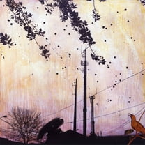 "Call of the Song Bird" Painting Print on Wrapped Canvas