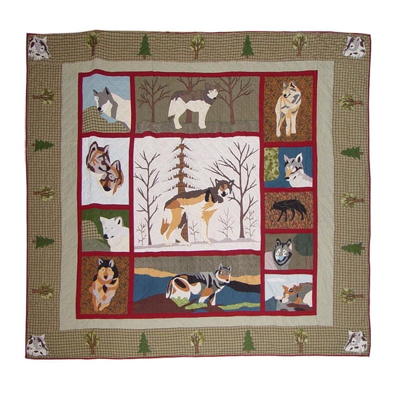 Call of the Wild Queen Quilt 85"W x 95"L