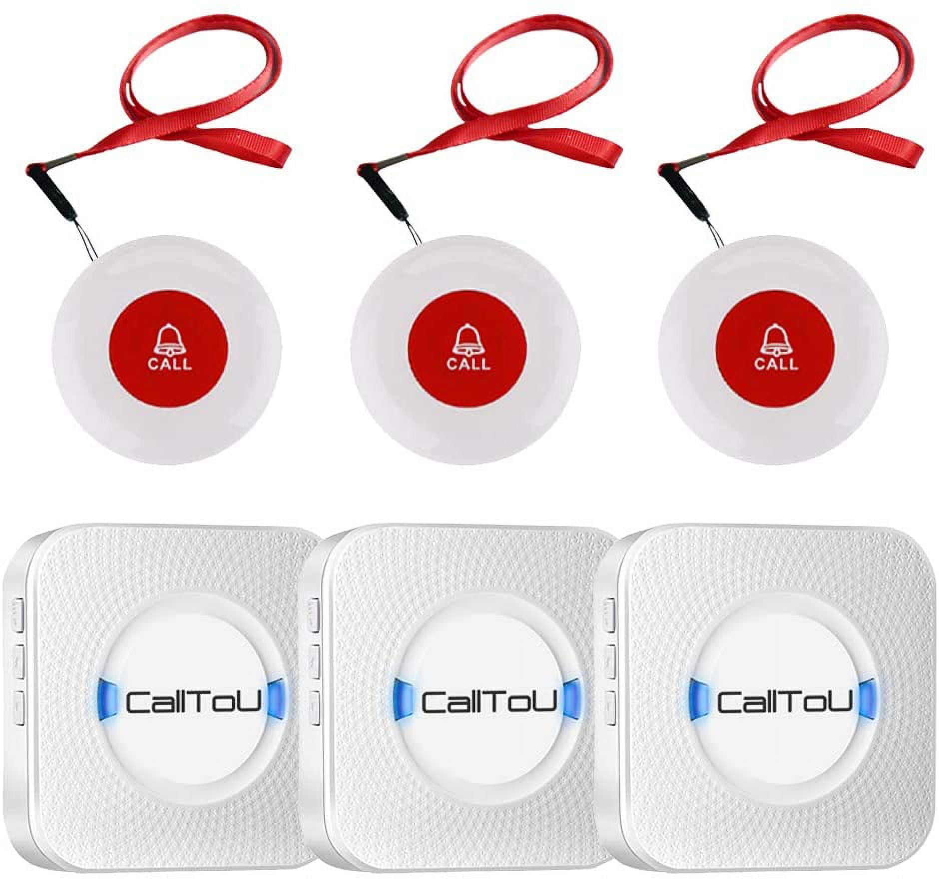 CallToU Caregiver Pager Elderly Alert Button for Seniors Smart Patient