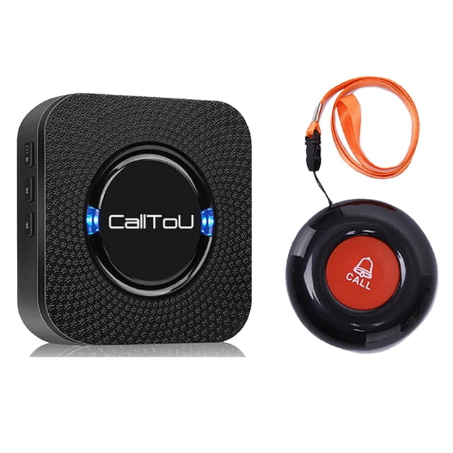 CallToU Caregiver Pager Wireless Call Bell Alert Button for Seniors ...